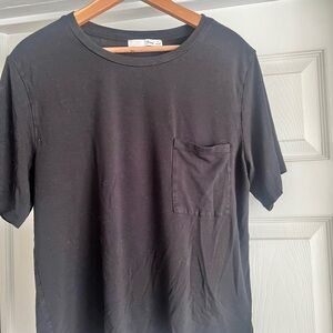 Wilfred Black Short Sleeve Tee with Pocket